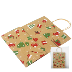 Kraft Christmas Paper Bag